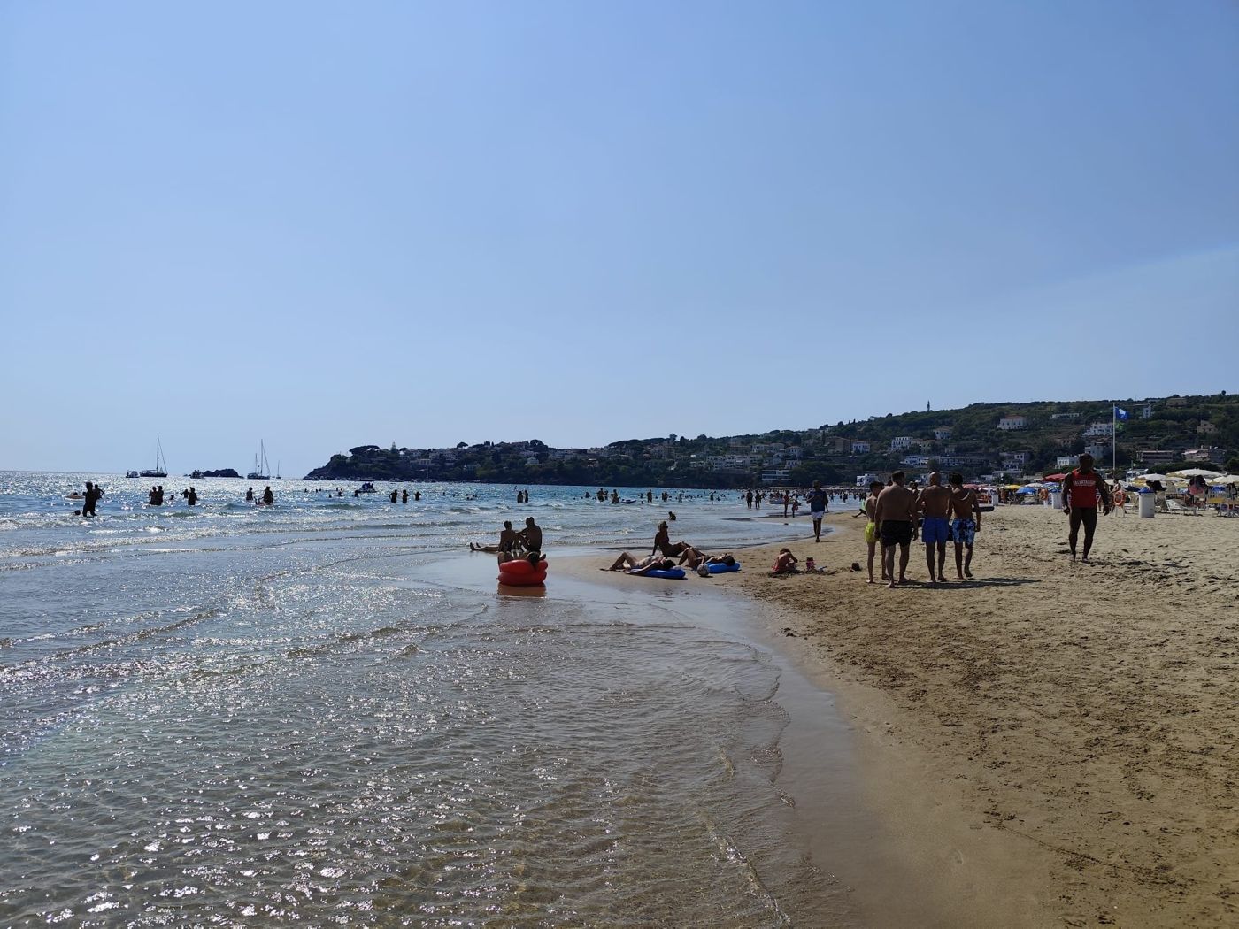 Panorama della Spiaggia di Serapo a Gaeta
